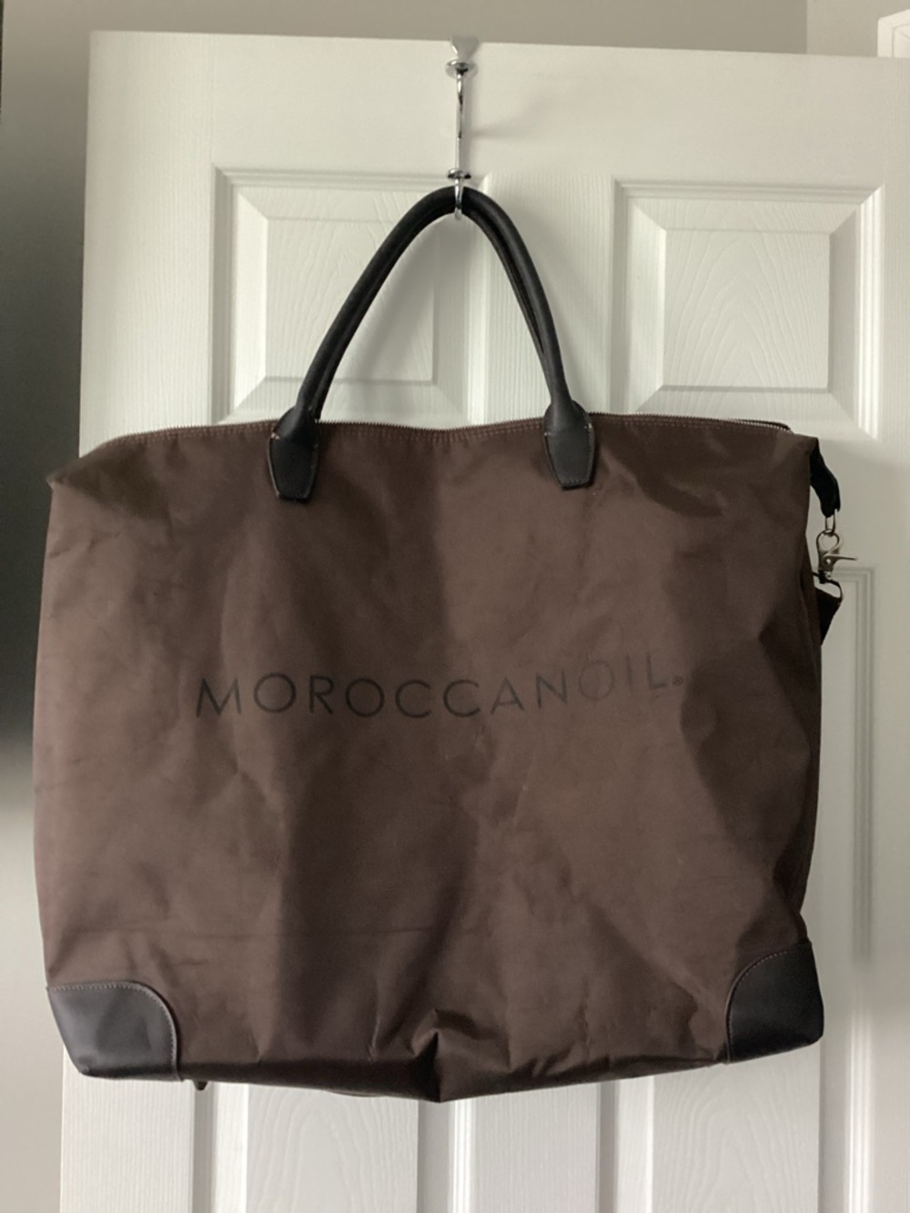 Moroccan Oil Brown & Black Extra Large Weekender Tote Bag